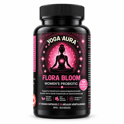 Flora Bloom Women’s Probiotic – 100 Billion CFU + Prebiotic | 15 Strains | 30 Capsules